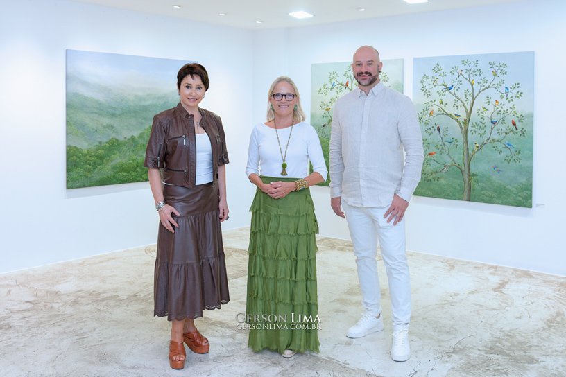 Frans Krajcberg e Lelli De Orleans e Bragança na Galeria Zilda Fraletti